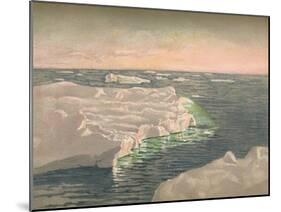 'At Sunset, 22nd September 1893. Water-Colour Sketch', 1893, (1897)-Fridtjof Nansen-Mounted Giclee Print