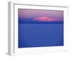 At Sunset a Cloud Is Painted Pink by the Last Rays of the Sun over the Salar De Uyuni, the Largest -John Warburton-lee-Framed Photographic Print