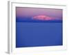 At Sunset a Cloud Is Painted Pink by the Last Rays of the Sun over the Salar De Uyuni, the Largest -John Warburton-lee-Framed Photographic Print