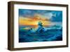 At Sunset-Jim Warren-Framed Premium Giclee Print