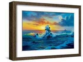 At Sunset-Jim Warren-Framed Premium Giclee Print