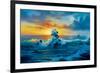 At Sunset-Jim Warren-Framed Premium Giclee Print