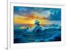 At Sunset-Jim Warren-Framed Premium Giclee Print