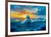 At Sunset-Jim Warren-Framed Premium Giclee Print