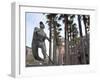 At&T Baseball Park, Statue of Baseball Player Willie Mays Jr., Soma, San Francisco, California, Usa-Walter Bibikow-Framed Photographic Print