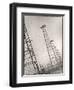 AT&T Long Line Towers That Connect to South America Spreading Out Across the State-Margaret Bourke-White-Framed Photographic Print