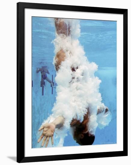 AT&T USA Diving Grand Prix, Fort Lauderdale, Florida-J. Pat Carter-Framed Photographic Print