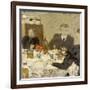 At Table, 1893-Edouard Vuillard-Framed Giclee Print