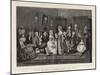At Tea, Dr Johnson and Oliver Goldsmith at Mrs Thrale'S-null-Mounted Giclee Print