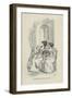 At that moment she first perceived him, 1896-Hugh Thomson-Framed Giclee Print