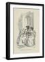 At that moment she first perceived him, 1896-Hugh Thomson-Framed Giclee Print