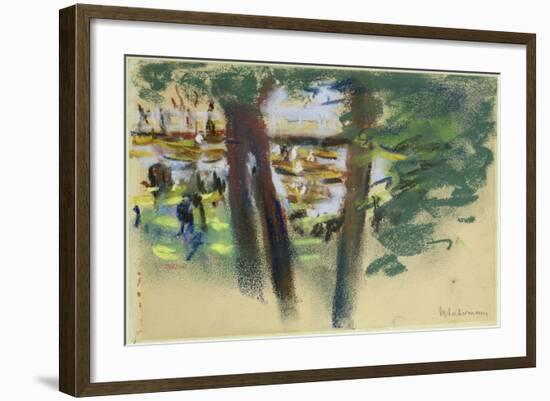 At the Ahlenhorster Fahrhaus, 1909-Max Liebermann-Framed Giclee Print