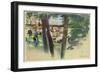 At the Ahlenhorster Fahrhaus, 1909-Max Liebermann-Framed Giclee Print