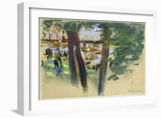 At the Ahlenhorster Fahrhaus, 1909-Max Liebermann-Framed Giclee Print