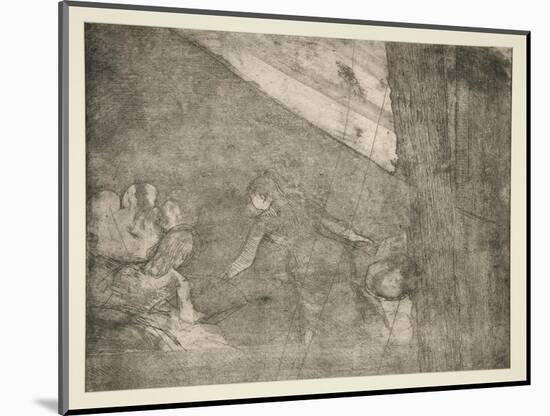 At the Ambassadeurs, c.1877-Edgar Degas-Mounted Giclee Print