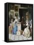 At the Art Dealer's Shop-Jean Carolus-Framed Stretched Canvas