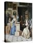 At the Art Dealer's Shop-Jean Carolus-Stretched Canvas