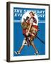 "At the Auction" or "Found Treasure" Saturday Evening Post Cover, July 31,1937-Norman Rockwell-Framed Giclee Print