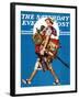 "At the Auction" or "Found Treasure" Saturday Evening Post Cover, July 31,1937-Norman Rockwell-Framed Giclee Print