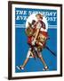 "At the Auction" or "Found Treasure" Saturday Evening Post Cover, July 31,1937-Norman Rockwell-Framed Giclee Print