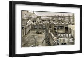 At the Back of the Schenkweg-Vincent van Gogh-Framed Giclee Print