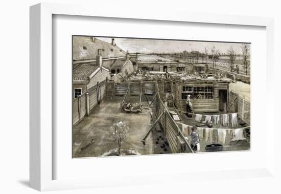 At the Back of the Schenkweg-Vincent van Gogh-Framed Giclee Print