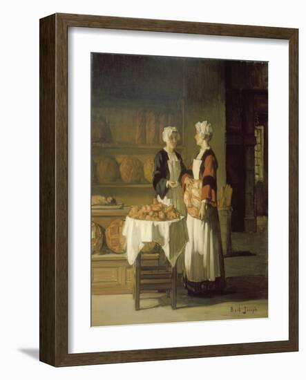 At the Bakery, C. 1900-Joseph Bail-Framed Giclee Print