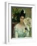 At the ball,1875 Canvas,62 x 52 cm.-Berthe Morisot-Framed Premium Giclee Print