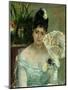 At the ball,1875 Canvas,62 x 52 cm.-Berthe Morisot-Mounted Premium Giclee Print