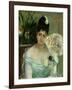 At the ball,1875 Canvas,62 x 52 cm.-Berthe Morisot-Framed Giclee Print