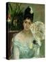 At the ball,1875 Canvas,62 x 52 cm.-Berthe Morisot-Stretched Canvas