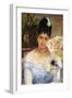 At the Ball-Berthe Morisot-Framed Art Print