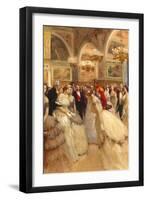 At the Ball-Auguste Francois Gorguet-Framed Giclee Print
