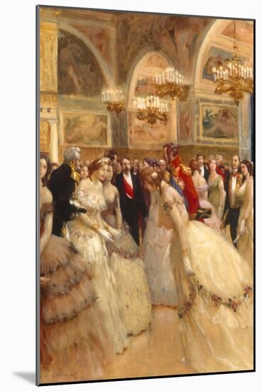 At the Ball-Auguste Francois Gorguet-Mounted Giclee Print