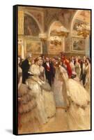 At the Ball-Auguste Francois Gorguet-Framed Stretched Canvas