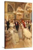 At the Ball-Auguste Francois Gorguet-Stretched Canvas