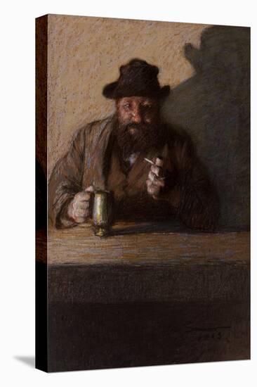 At the Bar, 1903-Mark Senior-Stretched Canvas