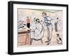 At the Barber and Reading 'Le Jockey', c.1905-E. Thelem-Framed Giclee Print