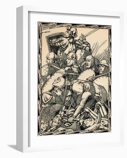 At the Battle of Agincourt, 1902-Patten Wilson-Framed Giclee Print