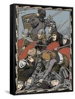 At The Battle of Agincourt, 1902-Patten Wilson-Framed Stretched Canvas