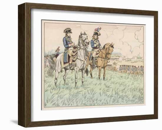 At the Battle of Marengo Desaix Thinks It's Too Late for Victory-Job-Framed Art Print