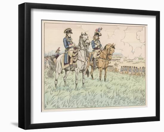 At the Battle of Marengo Desaix Thinks It's Too Late for Victory-Job-Framed Art Print