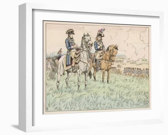 At the Battle of Marengo Desaix Thinks It's Too Late for Victory-Job-Framed Art Print