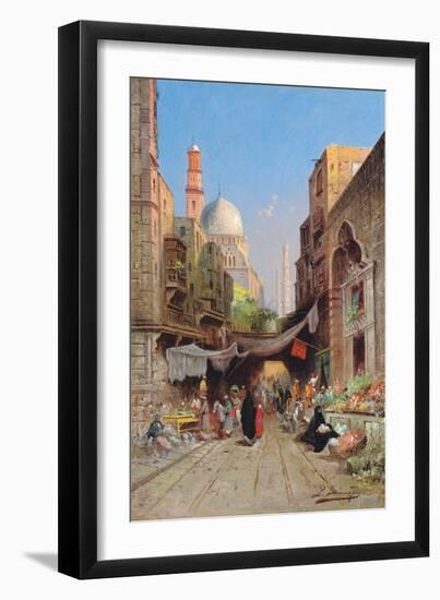 At the Bazaar-Richard Karlovich Zommer-Framed Giclee Print