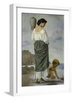 At the Beach, 1870-Anselm Feuerbach-Framed Giclee Print