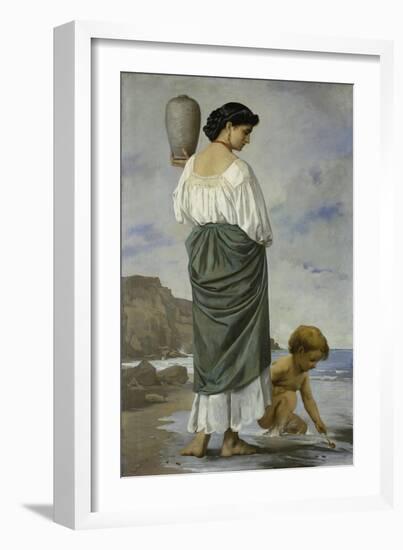 At the Beach, 1870-Anselm Feuerbach-Framed Giclee Print