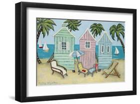 At The Beach I-null-Framed Art Print