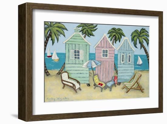 At The Beach I-null-Framed Art Print