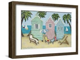 At The Beach I-null-Framed Art Print