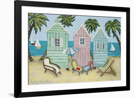 At The Beach I-null-Framed Art Print